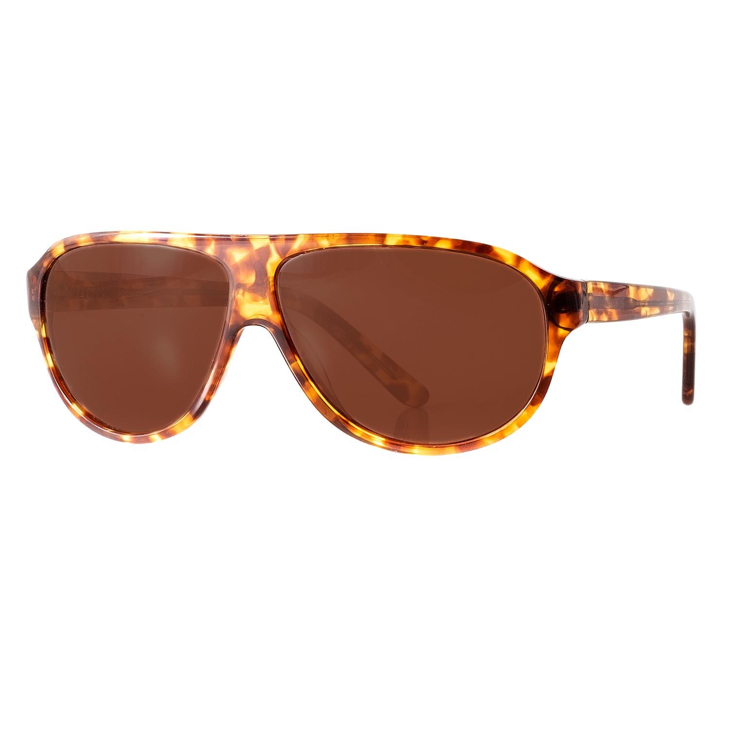 Gafas de sol P32002 color concha con lentes marrones